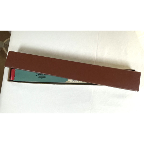 Amfile Sort-All Vtg Index File Sorter No. A31 in Box 1950s Office Supply - Picture 9 of 9